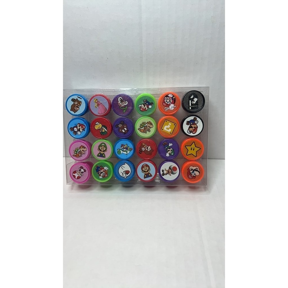 Set of Vintage Super Mario Character Stamps